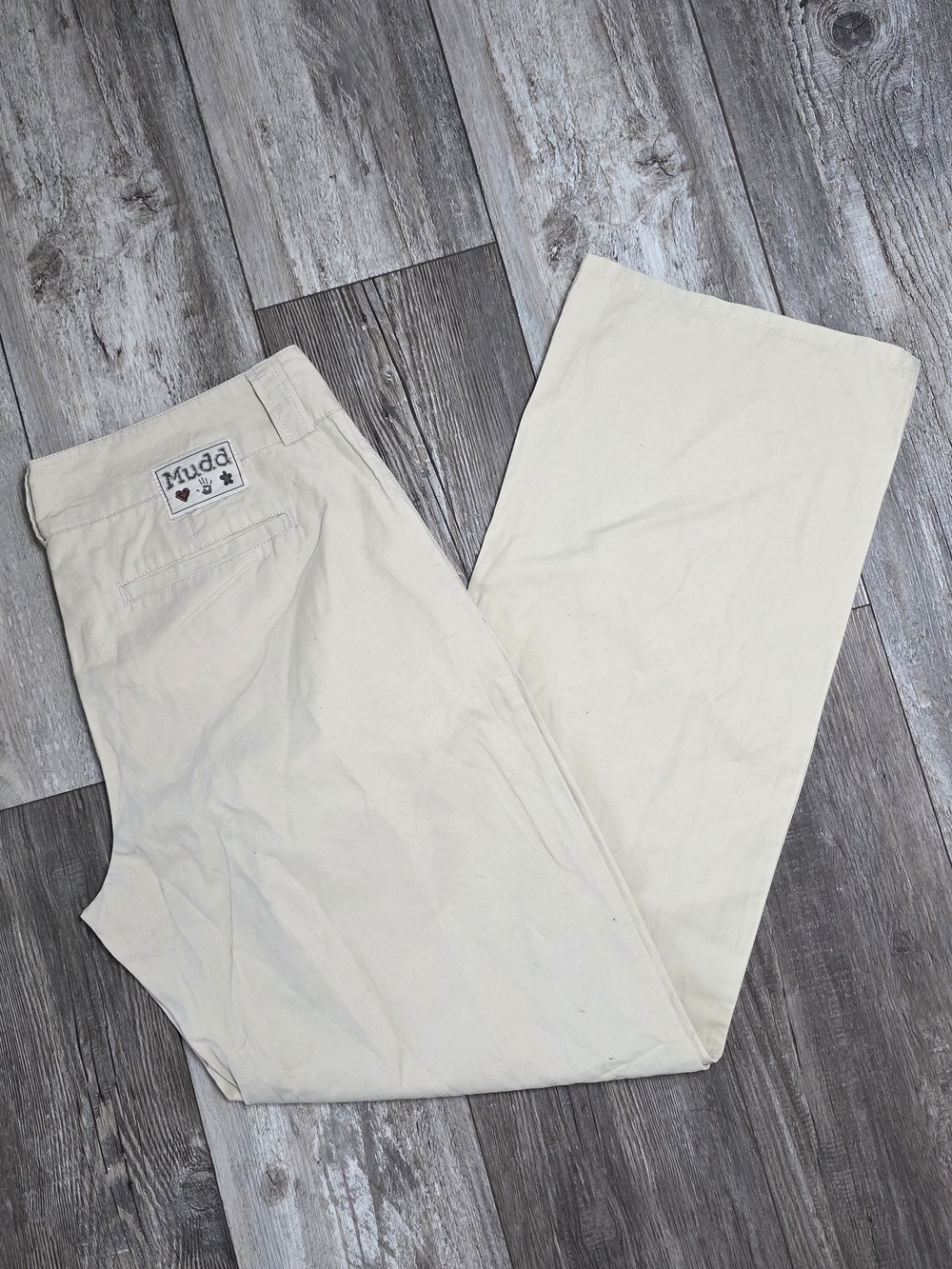 Mudd Vintage Y2K Chino Khaki Utility Lightweight Cargo Pants Sz 11 *READ